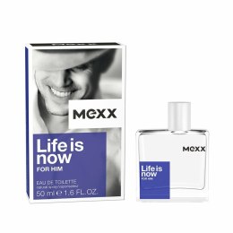 Perfumy Męskie Mexx Life is Now for Him EDT 50 ml