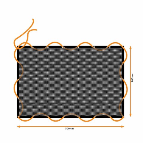 Siatka do holowania Black & Decker 2 x 3 m Plastikowy