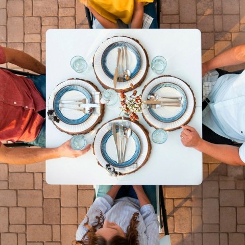 Składany stolik Lifetime Biały 86 x 74 x 86 cm