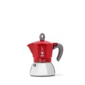 Włoska Kafeterka Bialetti Moka Induction Czarny Czerwony Aluminium 150 ml (1 Sztuk)