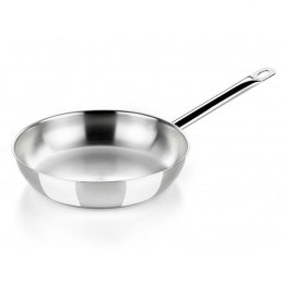 Patelnia Wok BRA A121613 Ø 26 cm Srebrzysty Stal nierdzewna