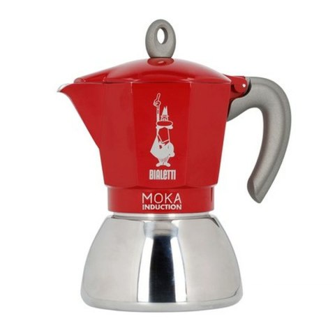 Włoska Kafeterka Bialetti Moka Induction Czerwony Metal