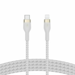 Kabel USB-C do Lightning Belkin CAA011BT1MWH 1 m Biały