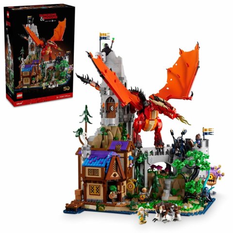 Zestaw do budowania Lego Cuento del Dragón Rojo