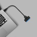 Adapterr USB na SATA do Dysku Twardego Qoltec 51855 Czarny