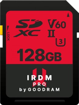 Karta pamięci SDHC IRDM PRO 128GB V60 UHS-II U3 256/120MB/s