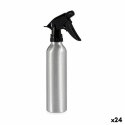 Butelka ze Spryskiwaczem Berilo 37581 Czarny Srebrzysty Aluminium 300 ml (24 Sztuk)