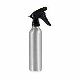 Butelka ze Spryskiwaczem Czarny Srebrzysty Aluminium 300 ml (24 Sztuk)