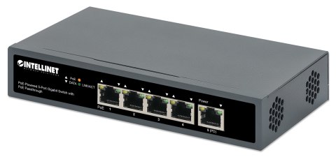 INTELLINET SWITCH GIGABIT 5X POE PASSTHROUGH ZASIL