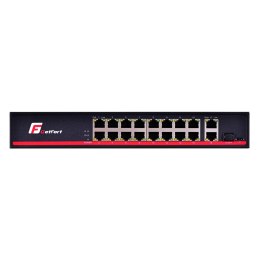 SWITCH POE GETFORT 16 x POE + 2GE UPLINK + 1 SFP