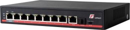 SWITCH POE GETFORT 8+1+SFP Gigabit Ethernet 120W