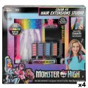 Zestaw do Włosów Monster High Pasma do Przedłużanie Włosów (4 Sztuk)