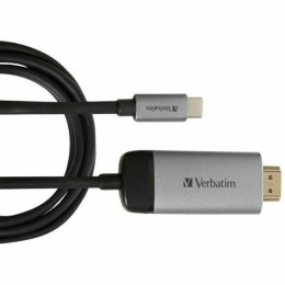 Verbatim Adapter USB-C - HDMI 4K 1.5m aluminiowy/aluminum 49144