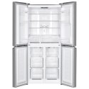 Lodówka z zamrażalnikiem dolnym Multi Door Total Full No Frost MPM-434-SBF-08 białe szkło