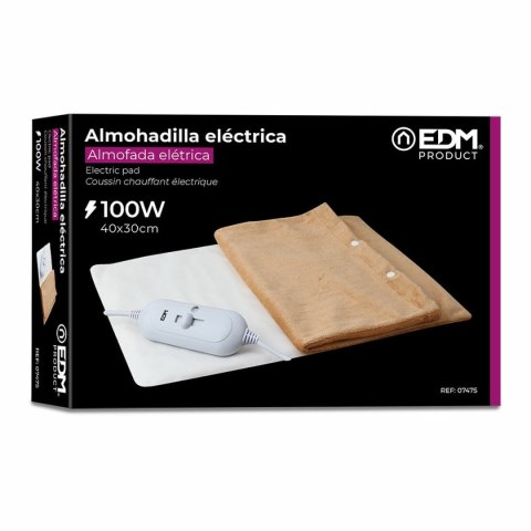 Wielofunkcyjna poduszeczka elektryczna EDM 07475 07475 Brązowy 100 W