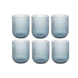 Zestaw kieliszków DKD Home Decor Niebieski Szkło 240 ml (6 Sztuk)