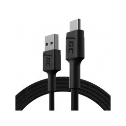 Adapter USB do USB-C Green Cell KABGC22 Czarny 1,2 m