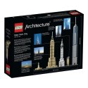 Zestaw do budowania Lego Architecture 21028 New York Wielokolorowy 600 Części