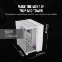 Obudowa iCUE LINK 6500X RGB Mid-Tower ATX biała