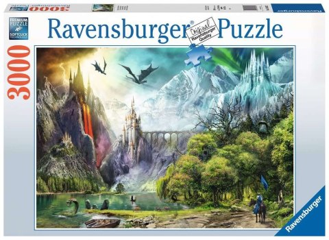 Puzzle 3000 elementów Panowanie smoków