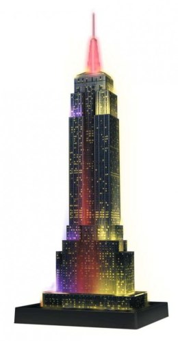 Puzzle 3D Budynki nocą Empire State Building