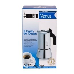 Włoska Kafeterka Bialetti New Venus Srebrzysty Drewno Stal nierdzewna 240 ml 6 Kubki