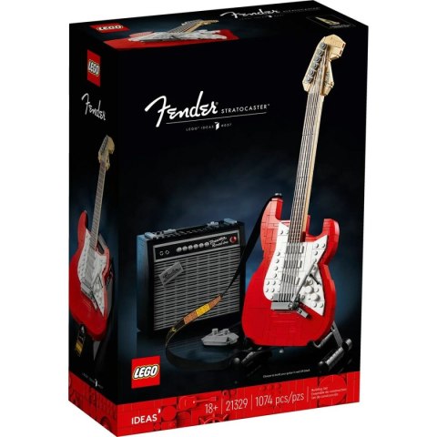 Zestaw do budowania Lego FENDER STRATOCASTER Niebieski Wielokolorowy