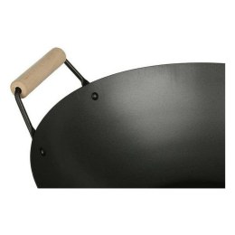 Patelnia Wok Secret de Gourmet Czarny Stal nierdzewna Ø 35 cm