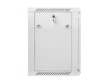 Szafa instalacyjna wisząca 19 cali 12U 600X450mm szara (drzwi szklane)