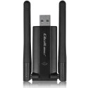 Szybki bezprzewodowy adapter USB DUAL Wi-Fi 2 x 2dBi | Standard AC | USB 3.0 | 1200Mbps