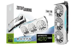 Karta graficzna GeForce RTX 4070 Ti SUPER TRINITY OC 16GB GDDR6X biała