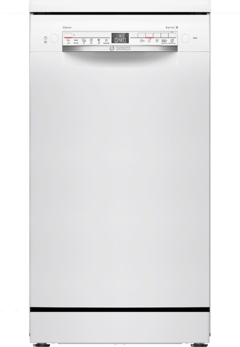 Zmywarka wolnostojąca 45 cm BOSCH SPS2HKW58E Serie 2 | klasa B | 9 kpl | ExtraDry | AquaStop | biały