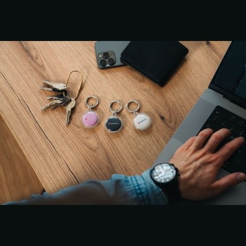 Verbatim My Finder Coin Bluetooth czarny biały fioletowy/black white purple - urządzenie do śledzenia 3szt MYFC-03BWP 32135