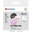 Verbatim My Finder Coin Bluetooth czarny biały fioletowy/black white purple - urządzenie do śledzenia 3szt MYFC-03BWP 32135