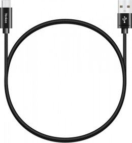 Kabel USB A 2.0 / USB C transfer danych 480Mb/s /3A