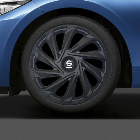 Kołpaki Sparco Varese Czarny 15" 4 Sztuk