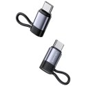 USAMS Adapter AU17 Lightning - USB-C 30W stalowy/aluminium SJ677LN01 (US-SJ677)