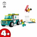 Playset Lego 60403 Emergency Ambulance and Snowboard Boy