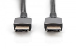 Kabel połączeniowy PREMIUM DisplayPort 8K60Hz UHD DP/DP M/M 2m Czarny