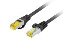 Patchcord kat.6 S/FTP 5M czarny PCF6A-10CU-0500-BK