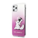 Karl Lagerfeld KLHCN58CFNRCPI iPhone 11Pro hardcase różowy/pink Choupette Fun