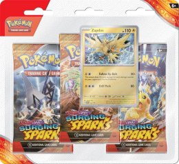 Karty Scarlet & Violet - Surging Sparks - 3-Pack Blister Zapados