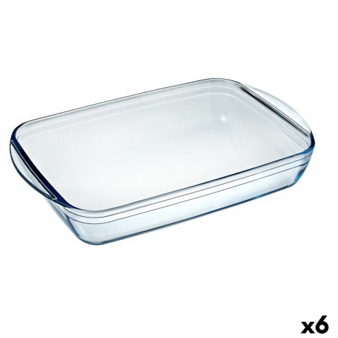 Półmisek Kuchenny Pyrex Classic 4,6 L 40,3 x 26,3 x 7,3 cm Przezroczysty Szkło (6 Sztuk)