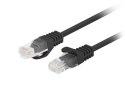 Patchcord kat.6 UTP 0.25m 10-pack fluke passed czarny