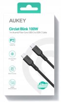 CB-KCC101 kevlarowy kabel USB C - USB C | 1m | 5A | 100W PD | 20V