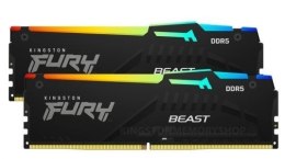 Pamięć DDR5 Fury Beast Black RGB 16GB(2* 8GB)/6000 CL36 EXPO