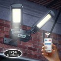Solarna lampa uliczna LED z czujnikiem i pilotem MCE447
