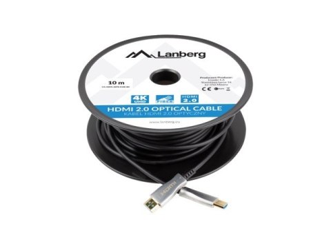 Kabel HDMI M/M v2. 10M czarny optyczny AOC