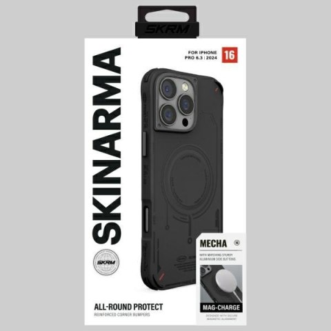 Skinarma etui Mecha iPhone 16 Pro 6.3" Magnetic Charging czarny/black
