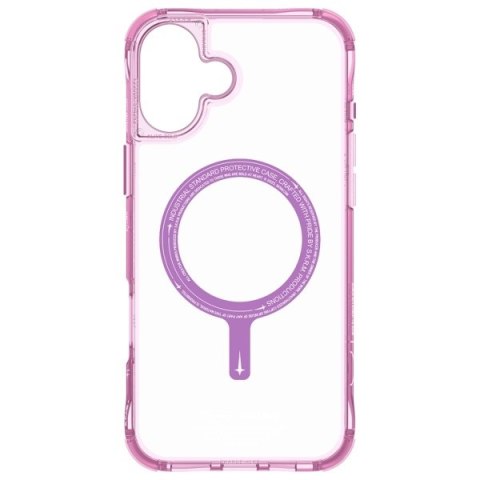 Skinarma etui Saido iPhone 16 6.1" Magnetic Charging różowy/pink